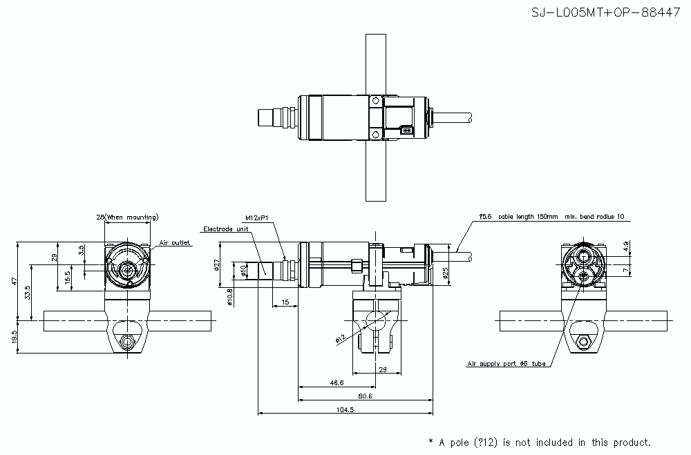 SJ-L005MT/OP/88447 Dimension