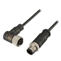 OP-89143 - M12 4-pin Cable for built-in amplifier connector With LED (PNP only) 2 m