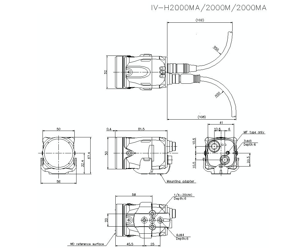 IV-2000/H2000 Dimension