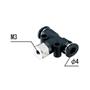 OP-42220 - T-shaped One-touch Joint for M3