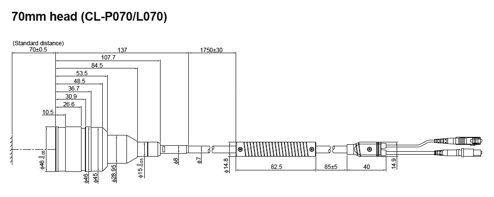 CL-P070/L070 Dimension