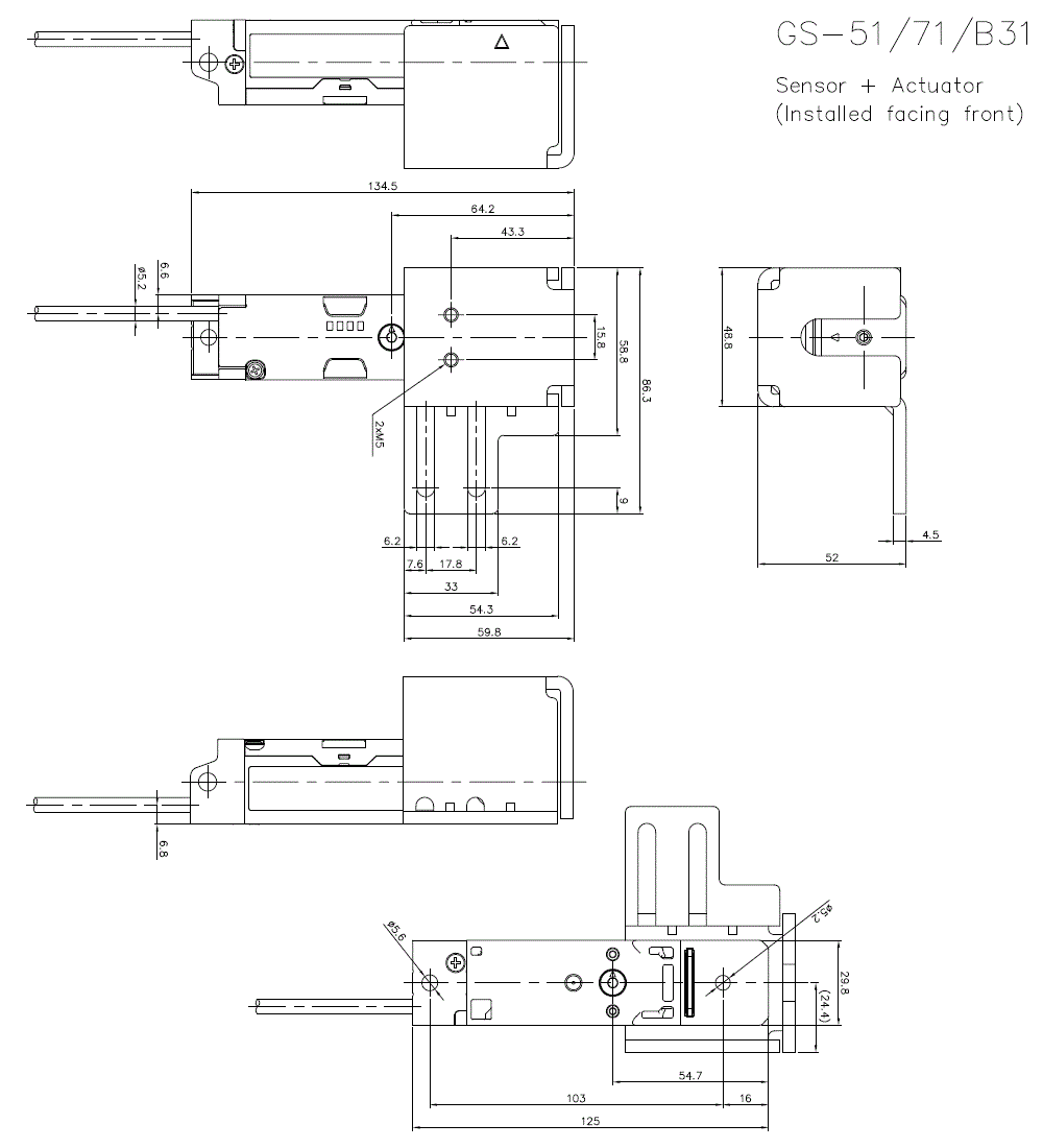 GS-51/71/B31 Dimension