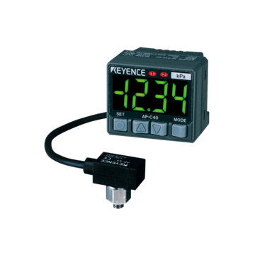 Seria AP-C40 - Cyfrowy czujnik ciśnienia z 2-kolorowym wyświetlaczem
