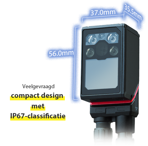 Veelgevraagd compact design met IP67-classificatie