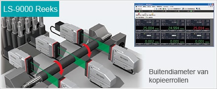 LS-9000-reeks Buitendiameter van kopieerrollen