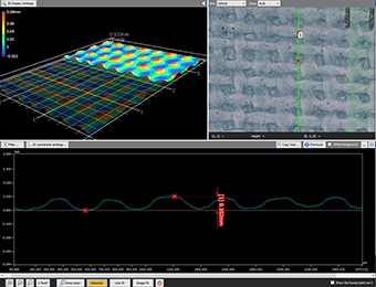 De 3D-vorm van getextureerde platen kwantificeren