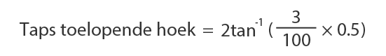 Tapse hoek