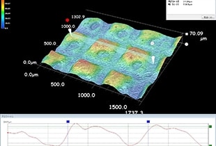 Waarnemen en meten van plastic PET-flessen met digitale microscopen