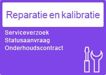 [Reparatie en kalibratie] Serviceverzoek Statusaanvraag Onderhoudscontract