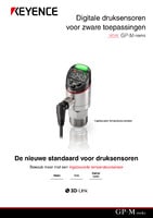 GP-M-reeks Digitale druksensoren voor zware toepassingen Catalogus