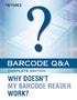 BARCODE Q&A Why Doesn't My Barcode Reader Work? (English)