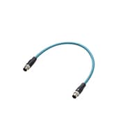 OP-88451 - M12 mannelijk M12 mannelijk Ethernet-kabel 0,3 m