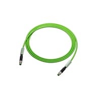 OP-88453 - M8 mannelijk M8 mannelijk Ethernet-kabel 2 m