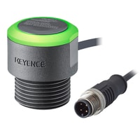FR-SH01C - Sensorkop voor kort bereik met afzonderlijk display Compact model voor vloeibare chemicaliën