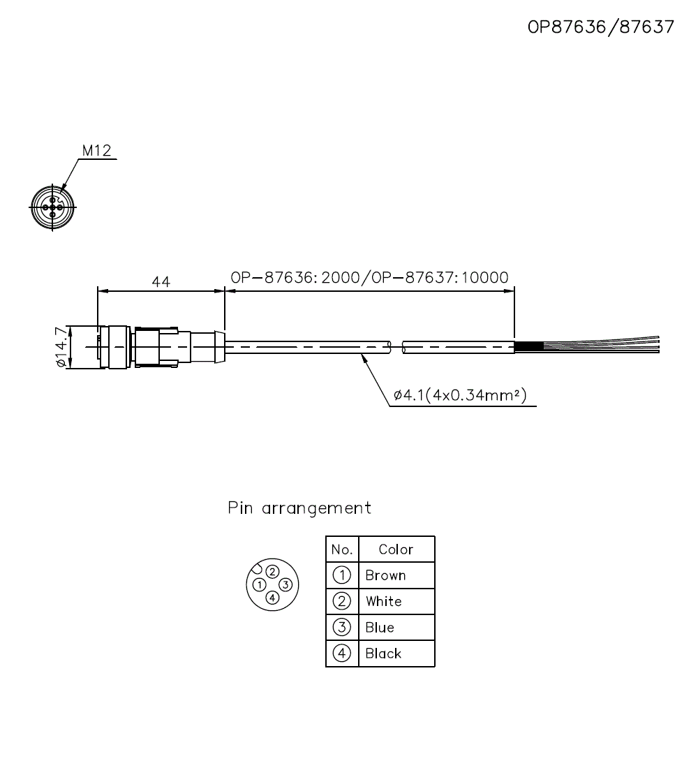 OP-87636/87637 Dimension