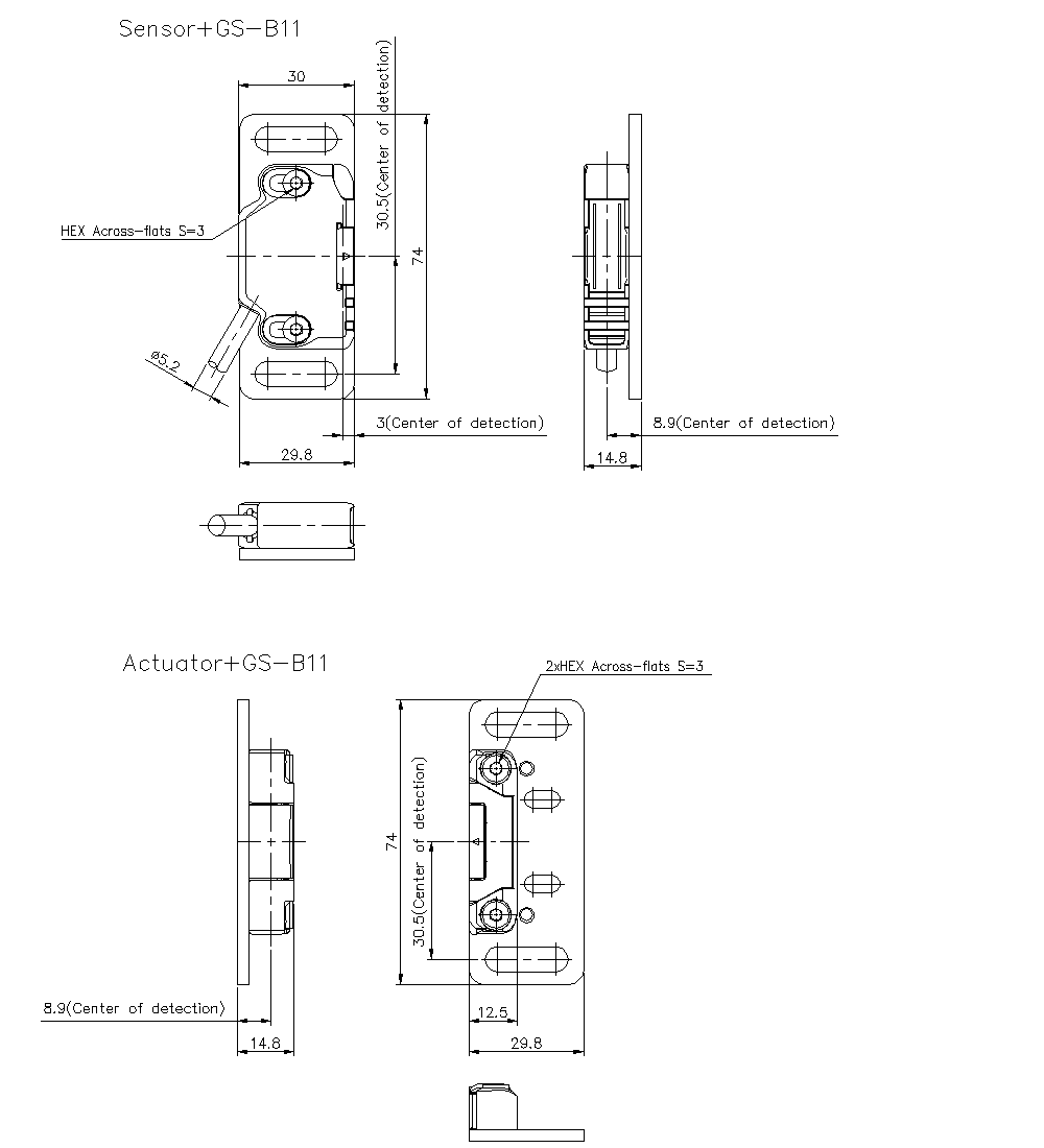 GS-1X/GS/B11_02 Dimension