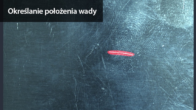 Określanie położenia wady
