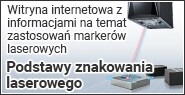 Witryna internetowa z informacjami na temat zastosowań markerów laserowych Podstawy znakowania laserowego