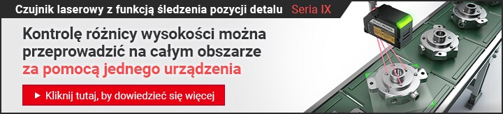 Czujnik laserowy z funkcją śledzenia pozycji detalu [Kontrolę różnicy wysokości można przeprowadzić na całym obszarze za pomocą jednego urządzenia] Kliknij tutaj, by dowiedzieć się więcej