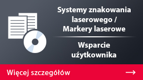 Systemy znakowania laserowego / Markery laserowe Wsparcieuźytkownika | Więcej szczegółów