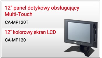 12" panel dotykowy obsługujący Multi-Touch [CA-MP120T] / 12" kolorowy ekran LCD [CA-MP120]