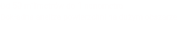 Od 50 milimetrów do 1 nanometra Dokładna analiza powierzchni na dużym obszarze [Konfokalny mikroskop do skanowania laserowego 3D VK-X1000]