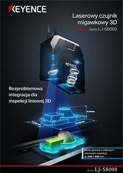 Laserowy czujnik migawkowy 3D