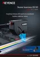 Seria LJ-X8000 Skaner laserowy 2D/3D Katalog