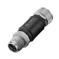 OP-89106 - Złącze konwersyjne żeńskiego 4-stykowego kabla Ethernet M12 D-Code do żeńskiego 8-stykowego M12 X-Code