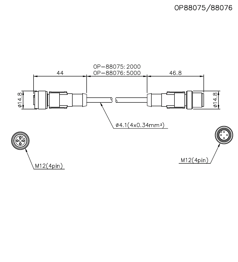 OP-88075/88076 Dimension