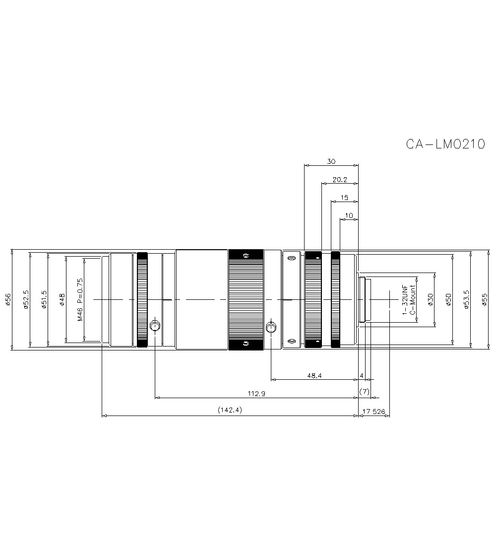 CA-LM0210 Dimension