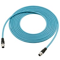 OP-88090 - Kabel sieci Ethernet M12 4pin - M12 4pin 5 m 