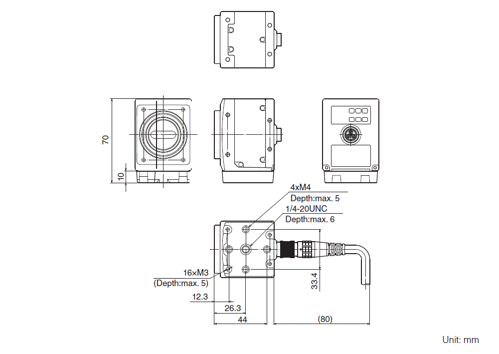 CA-HL02MX/HL04MX_02 Dimension